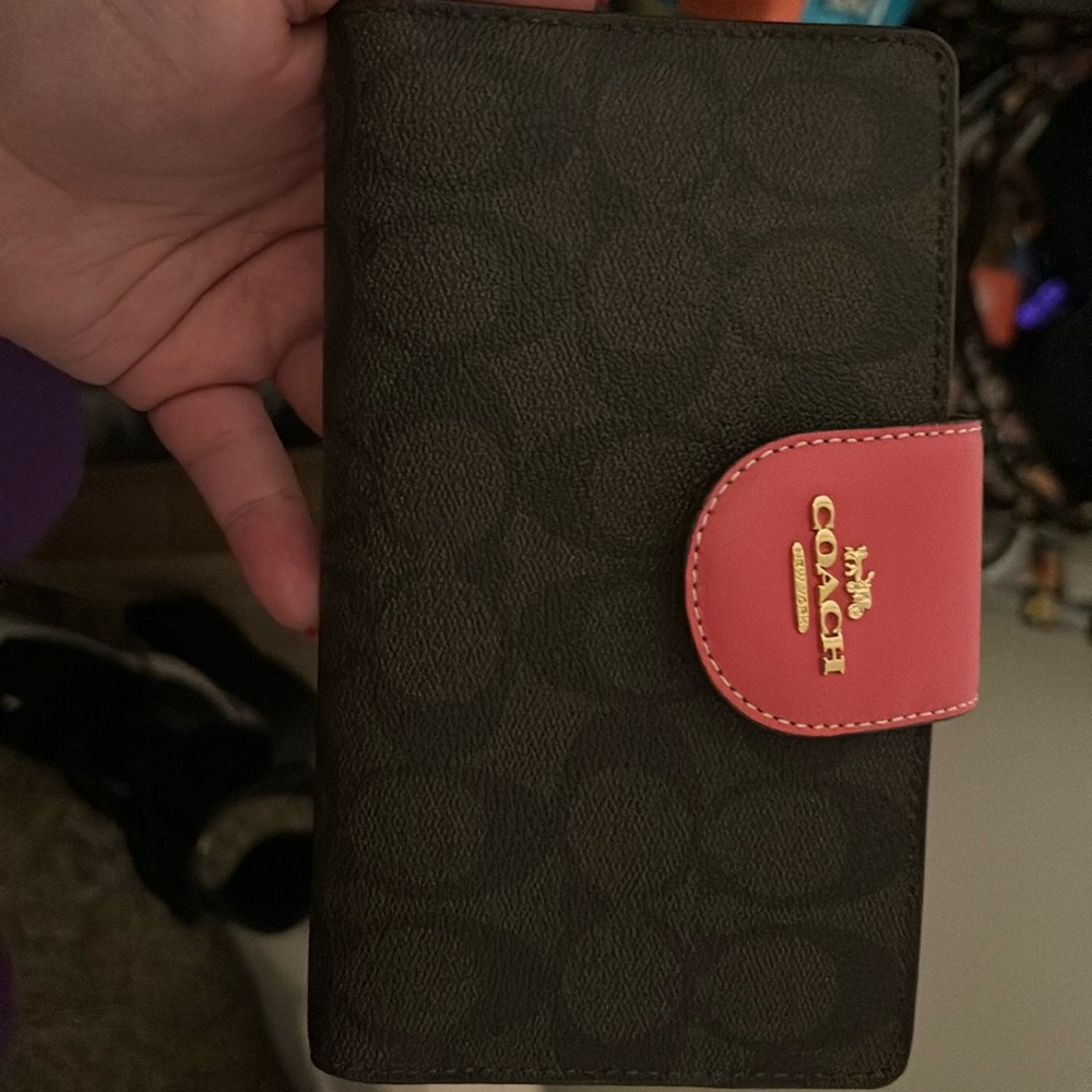 Coach Wallet with phone holder also